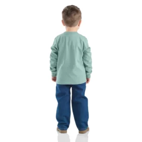 Boys’ 2-Piece Long Sleeve Dog T-Shirt & Denim Pant Set (Toddler)
