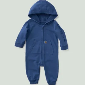 Boys' Long Sleeve Re-Engineered Garment Dye Hooded Coverall (Baby)