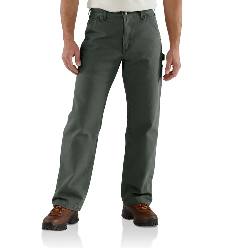 Carhartt B111 Men's Loose Straight Washed Duck Lined Work Pants