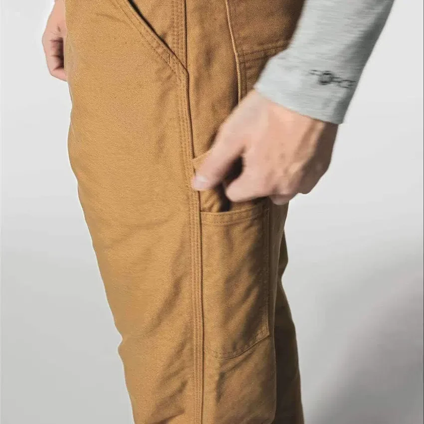 Carhartt B111 Men's Loose Straight Washed Duck Lined Work Pants