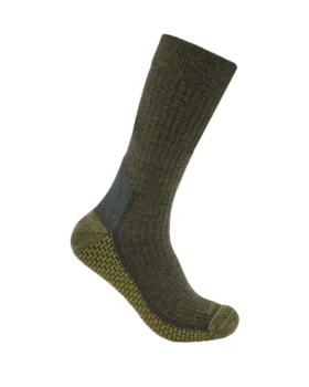Carhartt Force® Grid Midweight Merino Wool Blend Crew Sock
