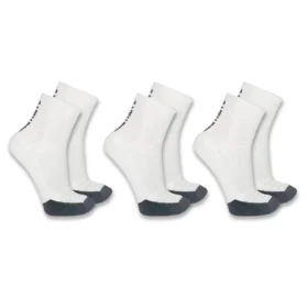 Carhartt Force® Midweight Logo Short Crew Sock 3-Pack