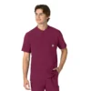 Force Cross-Flex Men's Henley Scrub Top