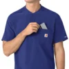 Force Cross-Flex Men's Henley Scrub Top