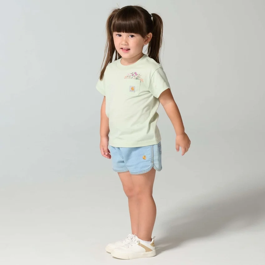 Girls' Short Sleeve Garden Pocket T-Shirt (Child/Toddler/Youth)