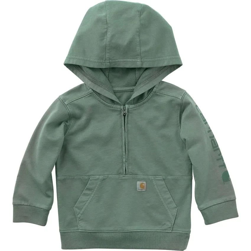 Kids' Long Sleeve Re-Engineered Garment Dye Half-Zip Sweatshirt (Baby/Toddler)