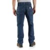 Loose Straight Double Knee Jeans - Work Jeans
