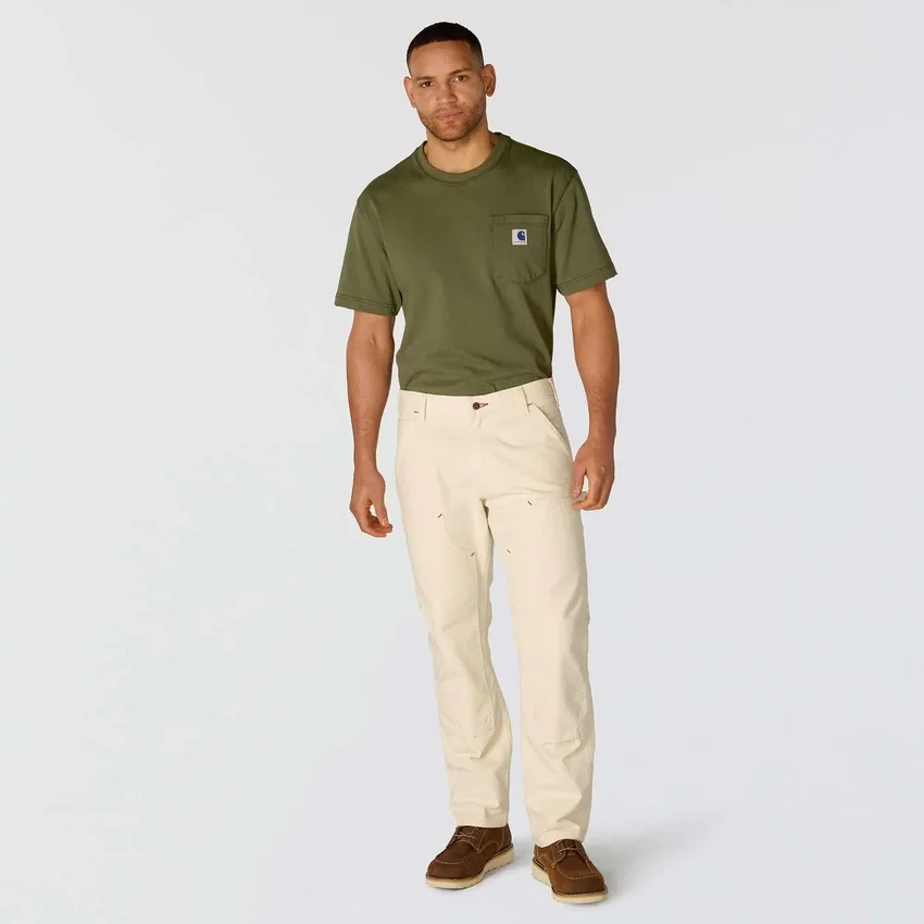 Men's Crafted Series Loose Fit Straight Leg Drill Painter Double-Knee Work Pants
