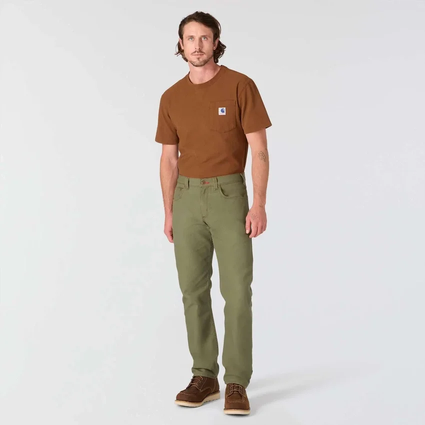 Men's Crafted Series Relaxed Fit Straight Leg Duck Work Pants