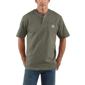 Men's Dearborn Loose Fit Heavyweight Henley Pocket T-Shirt