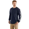 Men's Dearborn Loose Fit Heavyweight Long Sleeve Logo T-Shirt