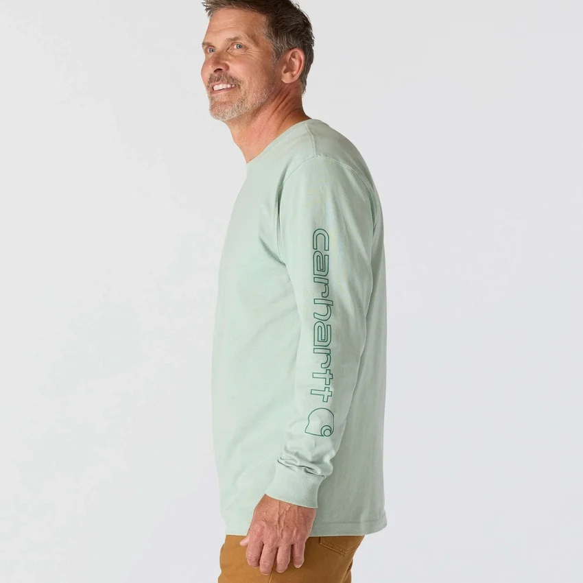 Men's Dearborn Loose Fit Heavyweight Long Sleeve Logo T-Shirt