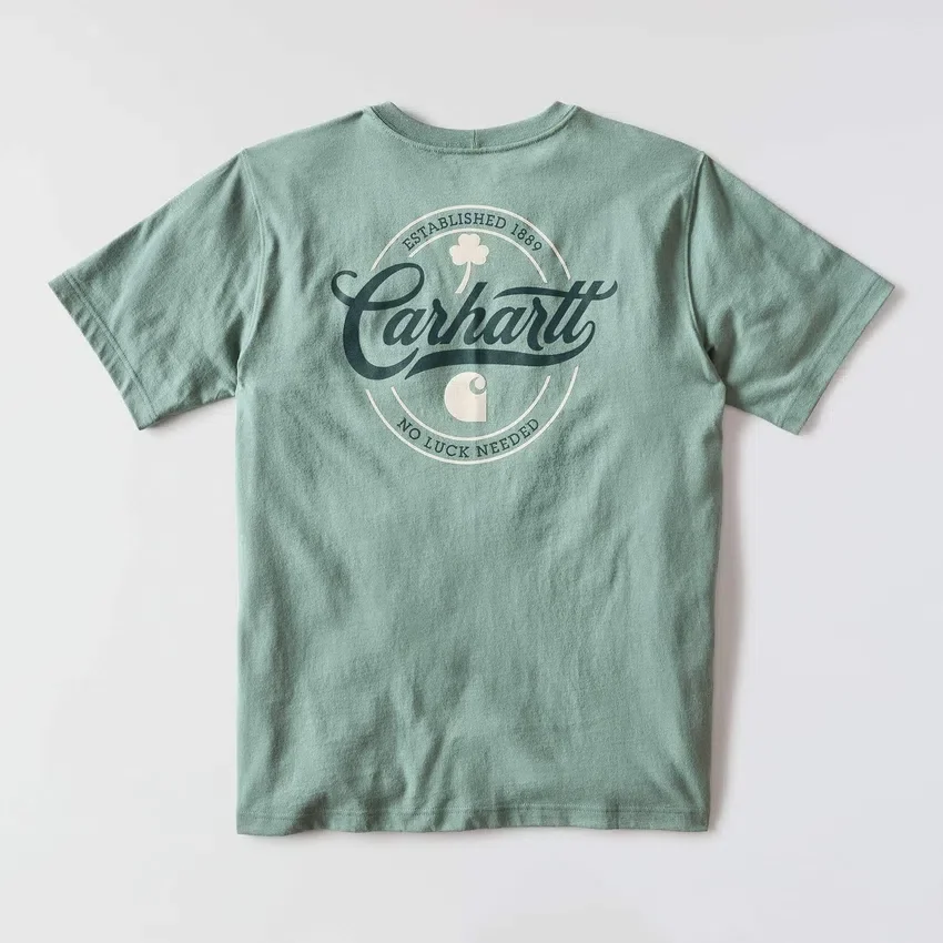 Men's Dearborn Relaxed Fit Luck Graphic T-Shirt - St Patricks Day Shirt