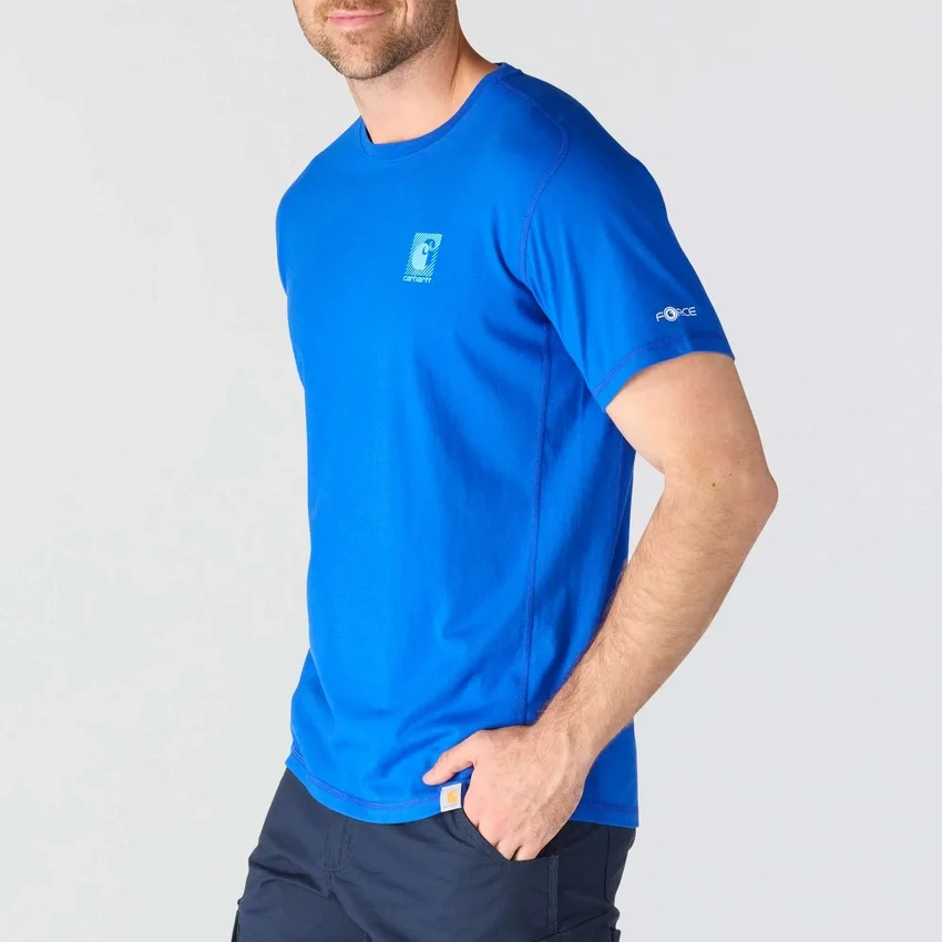 Men's Force Breathable Moisture Wicking Logo T-Shirt