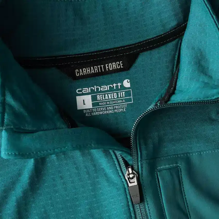 Men's Force Fleece-Lined Moisture Wicking Half Zip Pullover