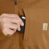 Men's Force Fleece-Lined Moisture Wicking Zip up Hoodie