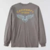Men's Force Irvine Fr Moisture Wicking Long Sleeve Eagle T-Shirt - Flame Resistant Shirts