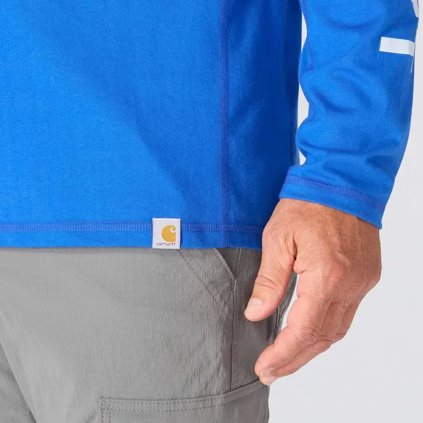 Men's Force Relaxed Fit Moisture Wicking Logo Hoodie
