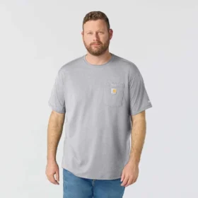 Men’s Force Relaxed Fit Moisture Wicking Pocket T-Shirt