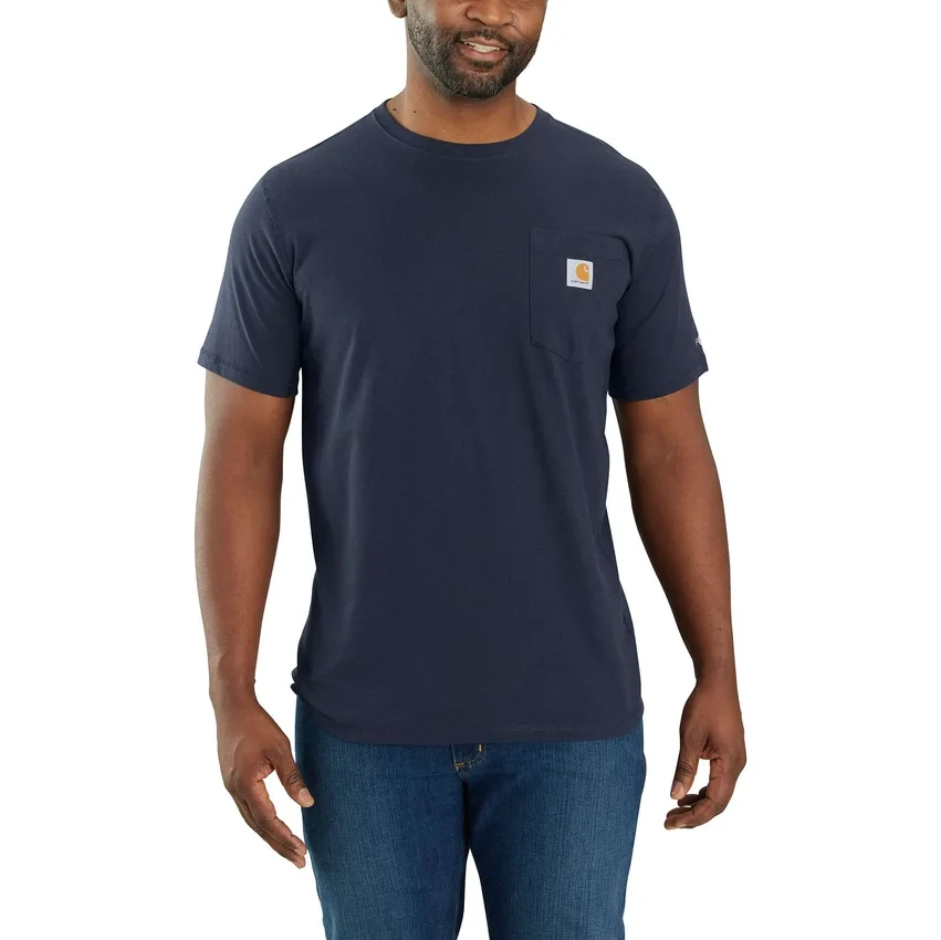 Men's Force Relaxed Fit Moisture Wicking Pocket T-Shirt