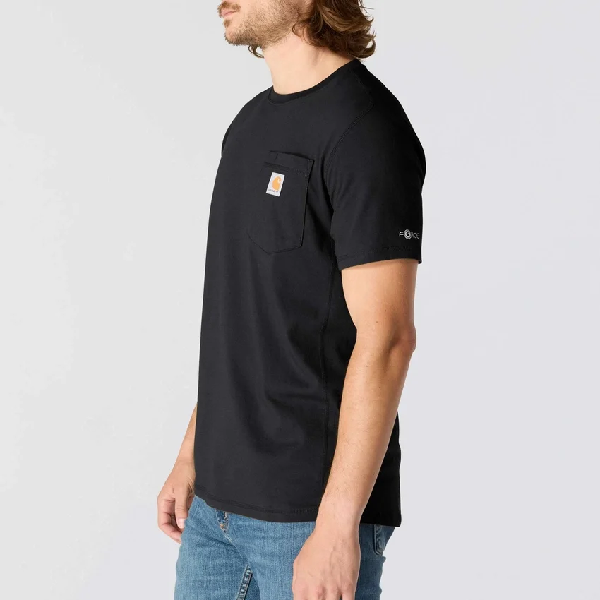 Men's Force Relaxed Fit Moisture Wicking Pocket T-Shirt