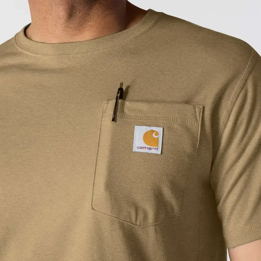 Men's Force Relaxed Fit Moisture Wicking Pocket T-Shirt