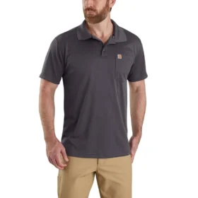 Men's Force Relaxed Fit Pocket Polo Shirt