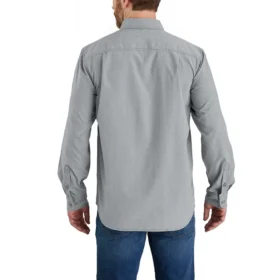 Men’s Force Sun Defender™ Chambray Relaxed Fit Long Sleeve Shirt – Sun Protection Shirts