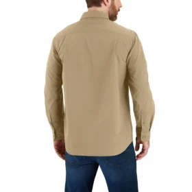 Men’s Force Sun Defender™ Chambray Relaxed Fit Long Sleeve Shirt – Sun Protection Shirts