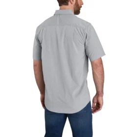 Men’s Force Sun Defender™ Chambray Relaxed Fit Short Sleeve Shirt – Sun Protection Shirts