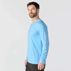 Men’s Force Sun Defender Upf 50+ Lightweight Long Sleeve Moisture Wicking T-Shirt – Sun Protection Shirts