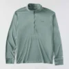 Men's Force Sun Defender Upf 50+ Moisture Wicking Half Zip Pullover - Sun Protection Shirts