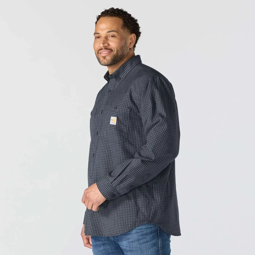 Men's Fr Force Sun Defender™ Long Sleeve Plaid Shirt - Sun Protection Shirts