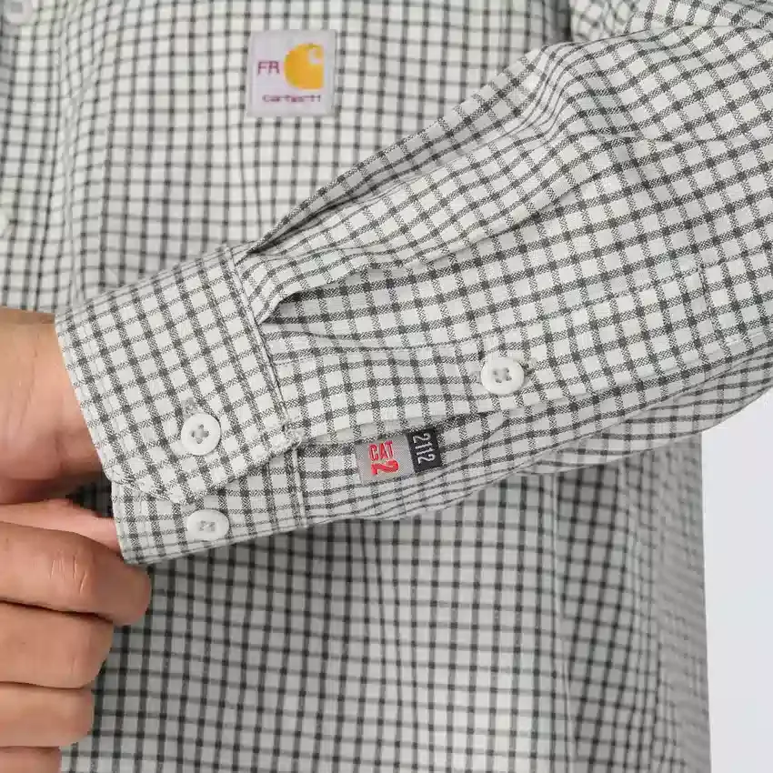 Men's Fr Force Sun Defender™ Long Sleeve Plaid Shirt - Sun Protection Shirts