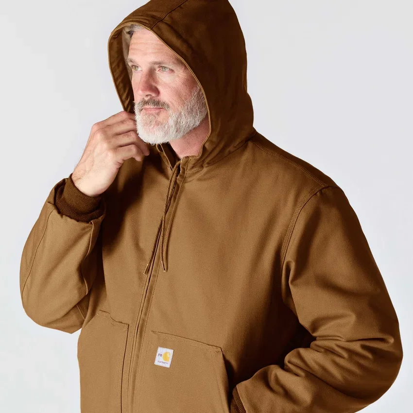 Men's Fr Loose Fit Duck Insulated Active Jac - Flame Resistant Jackets