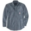 Men's Fr Loose Fit Long Sleeve Twill Plaid Shirt - Flame Resistant Shirts