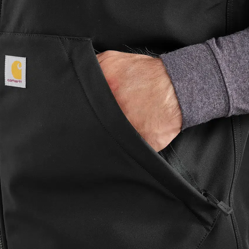 Men's Galesburg Water Resistant Softshell Vest- Rain Defender Vests