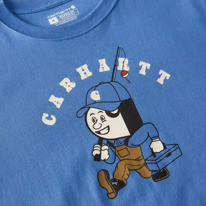 Men's Irvine Relaxed Fit Fishing Graphic T-Shirt