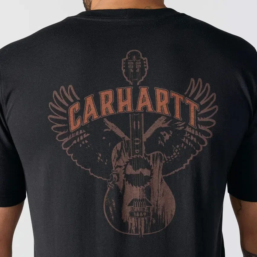 Men's Irvine Relaxed Fit Guitar Graphic T-Shirt