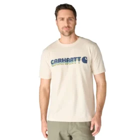Men's Irvine Relaxed Fit Layered Logo T-Shirt