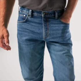 Men’s Loose Fit Straight Leg Rugged Flex Work Jeans