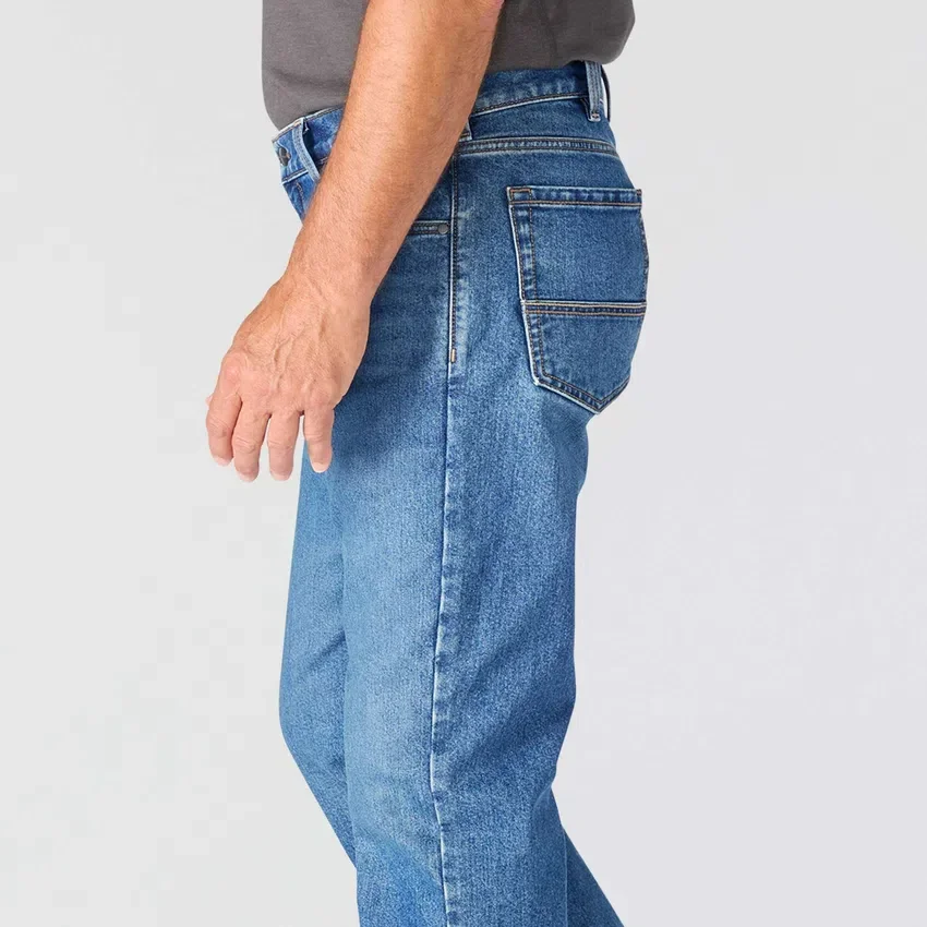 Men's Loose Fit Straight Leg Rugged Flex Work Jeans