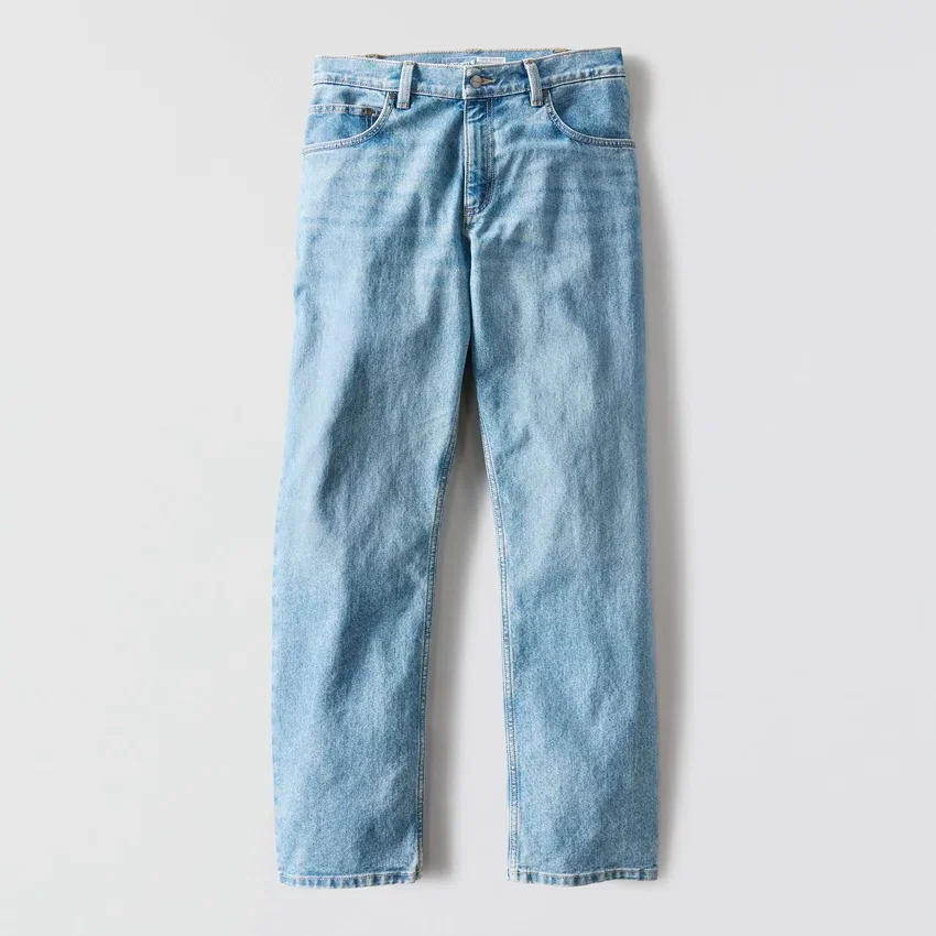 Men's Loose Fit Straight Leg Rugged Flex Work Jeans