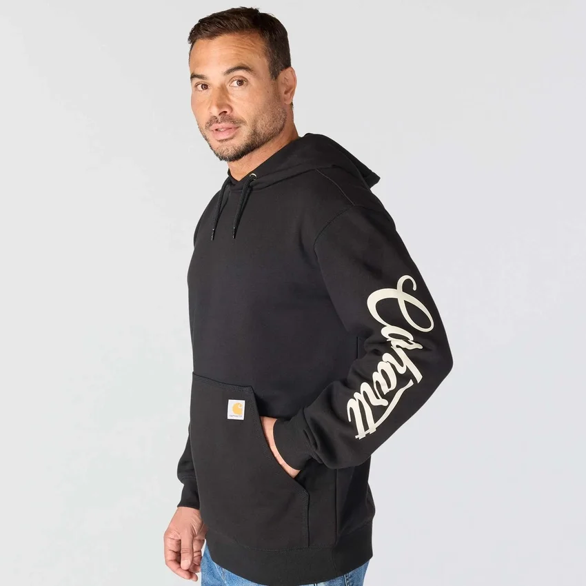 Men's Marquette Shamrock Script Graphic Hoodie - St Patrick's Day Sweatshirt