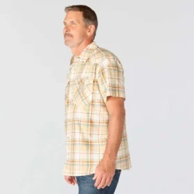 Men’s Montana Bozeman Relaxed Fit Short Sleeve Plaid Shirt