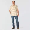 Men's Montana Bozeman Relaxed Fit Short Sleeve Plaid Shirt