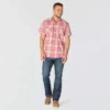 Men's Montana Bozeman Relaxed Fit Short Sleeve Plaid Shirt