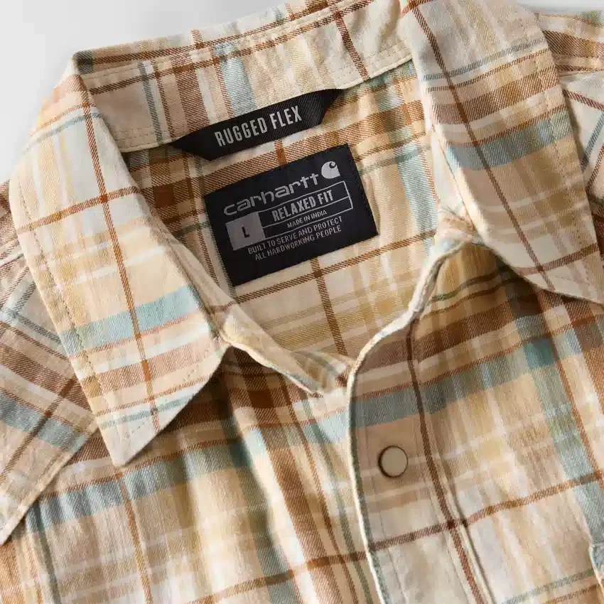 Men's Montana Bozeman Relaxed Fit Short Sleeve Plaid Shirt