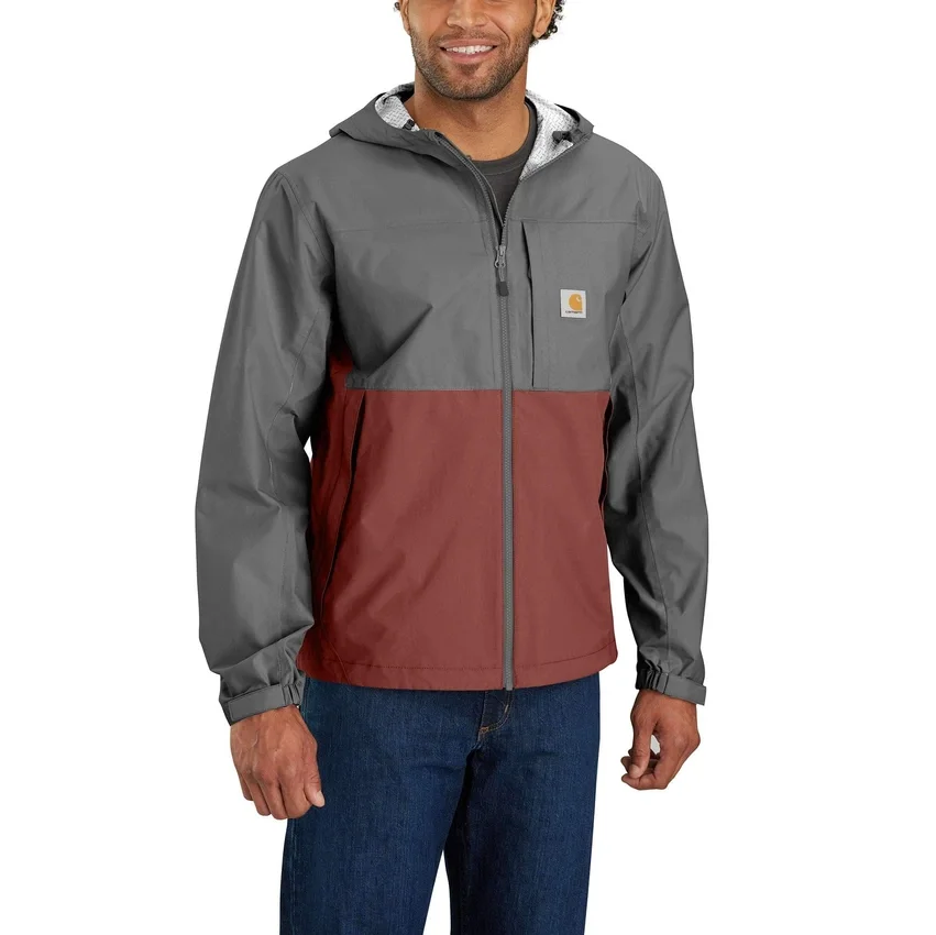 Men's Monterey Lightweight Packable Waterproof Rain Jacket: Storm Defender Jacket