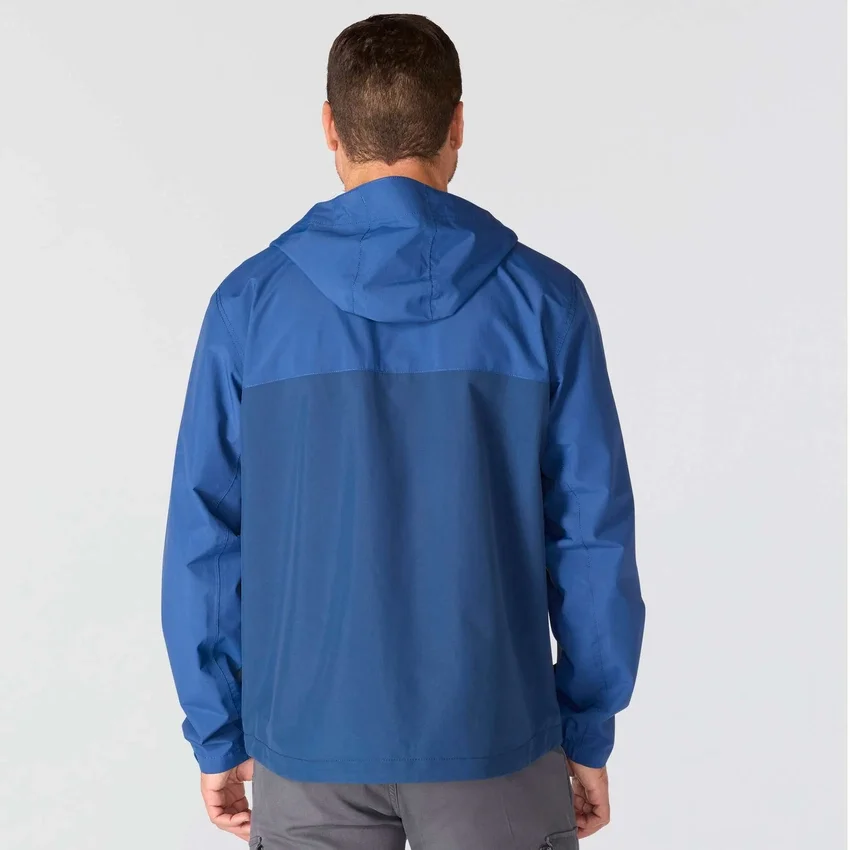 Men's Monterey Lightweight Packable Waterproof Rain Jacket: Storm Defender Jacket